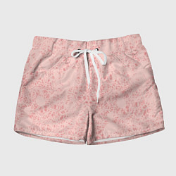 Женские шорты Розовые каракули дудл