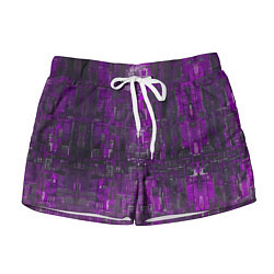 Женские шорты Фиолетовый металл модерн