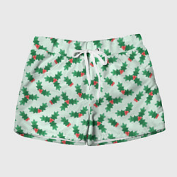 Женские шорты Рождественская омела