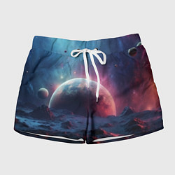 Женские шорты Фантастика космос и планета