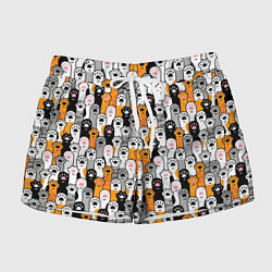 Женские шорты Кошачьи лапы