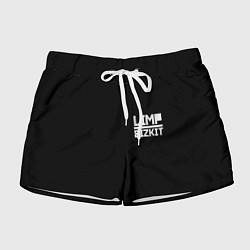 Шорты женские Lim Bizkit logo, цвет: 3D-принт