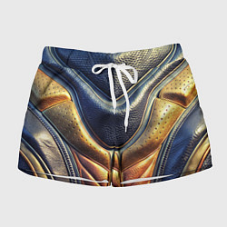 Женские шорты Футуристический текстурный костюм из кожи