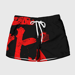 Шорты женские Shadow Warrior japan, цвет: 3D-принт
