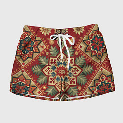 Женские шорты Узоры советского ковра