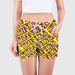 Шорты женские Stranger Things serials, цвет: 3D-принт — фото 2
