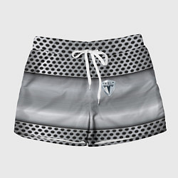 Шорты женские Tesla металлическая сетка, цвет: 3D-принт