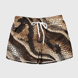 Женские шорты Красивая змеиная кожа