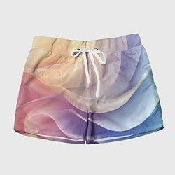 Женские шорты Текстура с градиентом волны