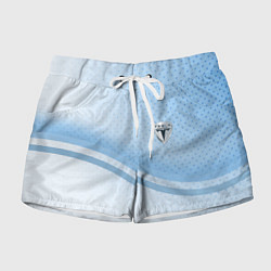 Шорты женские Tesla абстракция, цвет: 3D-принт