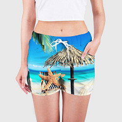 Шорты женские Resort, цвет: 3D-принт — фото 2