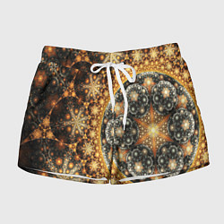 Женские шорты Абстрактные узоры фрактала