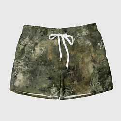 Женские шорты Камуфляж с потертостями