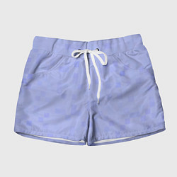 Шорты женские Пиксельная клетка, цвет: 3D-принт