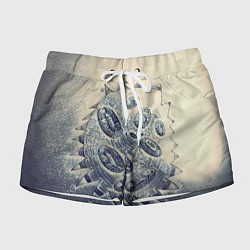 Шорты женские Синяя кровь, цвет: 3D-принт