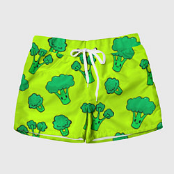 Женские шорты Желтый брокколи 2