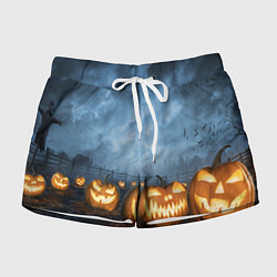 Шорты женские Костюмы для halloween, цвет: 3D-принт