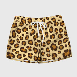 Женские шорты Паттерн с пятнами леопарда