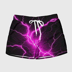 Шорты женские The color is pink and black, цвет: 3D-принт