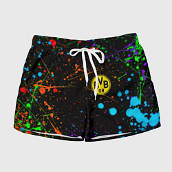 Шорты женские Borussia neon splash, цвет: 3D-принт