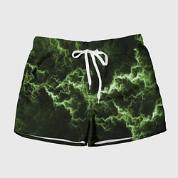 Женские шорты Lightning green glow