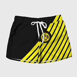 Женские шорты Borussia geometry yellow
