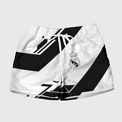 Шорты женские Real Madrid geometry, цвет: 3D-принт