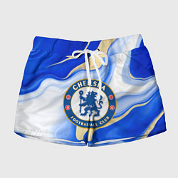 Шорты женские Фк Челси, цвет: 3D-принт