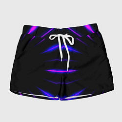 Шорты женские Color black neon, цвет: 3D-принт
