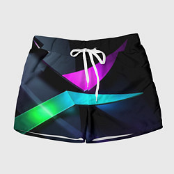 Женские шорты Neon colored geometric