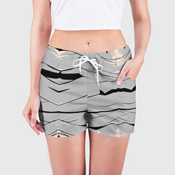 Шорты женские Мумия бинты, цвет: 3D-принт — фото 2