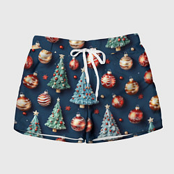 Женские шорты Новгодний паттерн