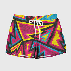 Шорты женские Геометрия, цвет: 3D-принт