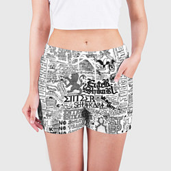 Шорты женские Enter Shikari: Words, цвет: 3D-принт — фото 2