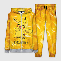 Женский 3D-костюм Pikachu, цвет: 3D-меланж
