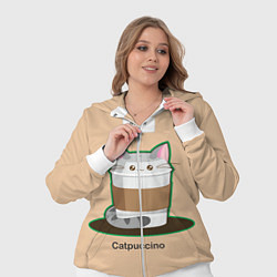 Женский 3D-костюм Catpuccino, цвет: 3D-белый — фото 2