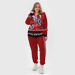 Женский 3D-костюм Detroit Red Wings, цвет: 3D-черный — фото 2