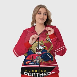 Женский 3D-костюм Florida Panthers, цвет: 3D-красный — фото 2