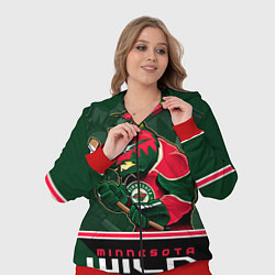 Женский 3D-костюм Minnesota Wild, цвет: 3D-красный — фото 2