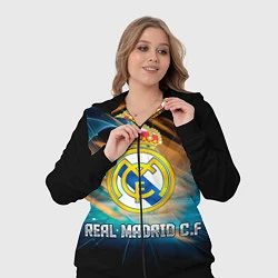 Женский 3D-костюм Real Madrid, цвет: 3D-черный — фото 2