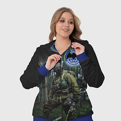 Женский 3D-костюм Военная разведка, цвет: 3D-синий — фото 2