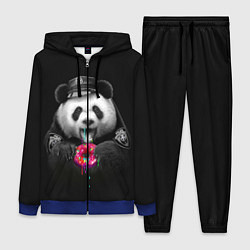 Женский 3D-костюм Donut Panda, цвет: 3D-синий