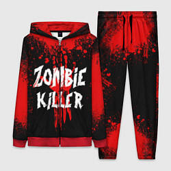 Женский 3D-костюм Zombie Killer, цвет: 3D-красный