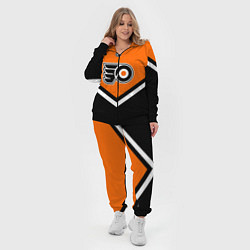 Женский 3D-костюм NHL: Philadelphia Flyers, цвет: 3D-черный — фото 2