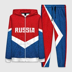 Женский 3D-костюм Russia Team, цвет: 3D-белый