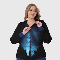 Женский 3D-костюм Млечный путь, цвет: 3D-синий — фото 2