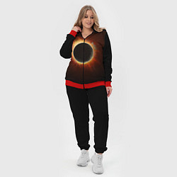 Женский 3D-костюм Солнечное затмение, цвет: 3D-красный — фото 2