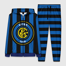 Женский 3D-костюм Inter FC 1908, цвет: 3D-синий