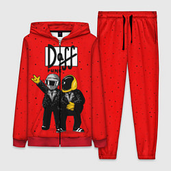 Женский 3D-костюм Daff Punk, цвет: 3D-красный