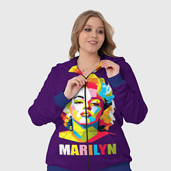 Женский 3D-костюм Marilyn Monroe, цвет: 3D-синий — фото 2